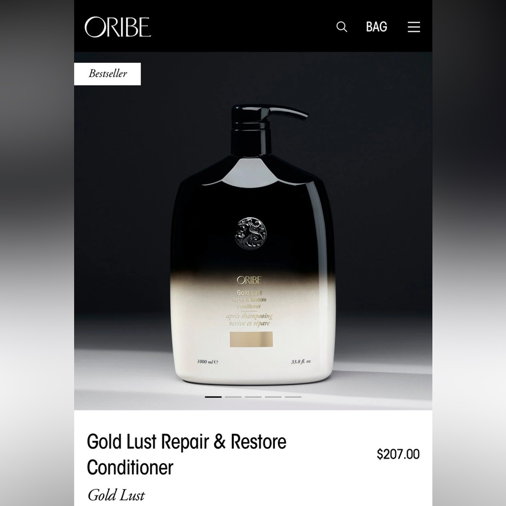 Oribe Gold Lust Conditioner Liter Bottle